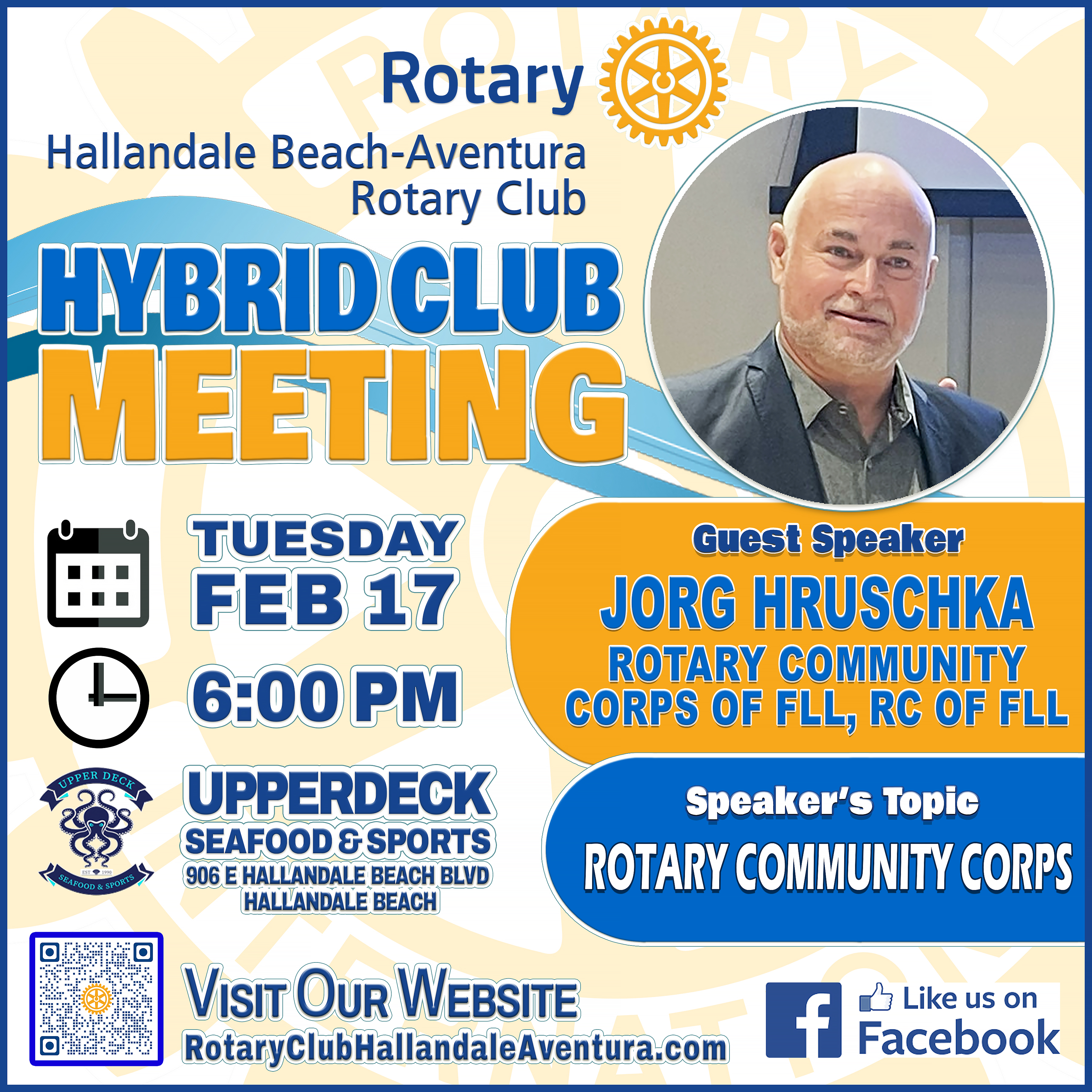 NEXT MEETING: Wed., February 11 @ 12:15 pm